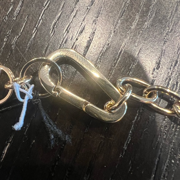 NWT All saints puffy heart pendant necklace - Picture 4 of 4